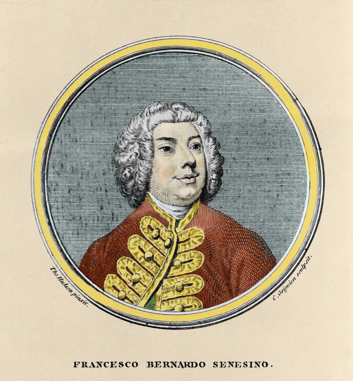 Francesco Bernardo Senesino (1680 - 1750) portréja. alkotó: Unknown artist