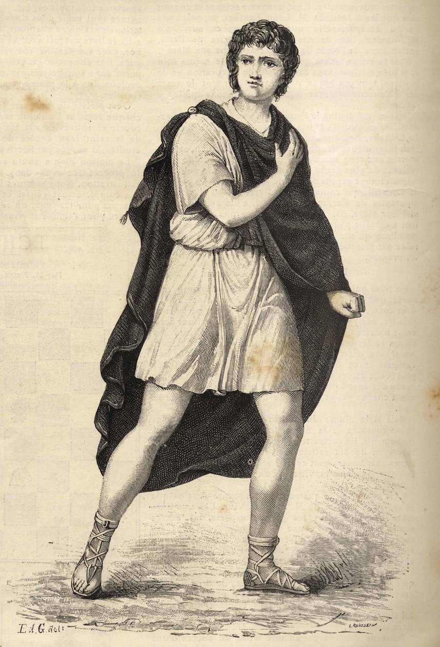Francois-Joseph (Francois Joseph) Talma (1763-1826) francia színész portréja. századi metszet. alkotó: Unknown artist