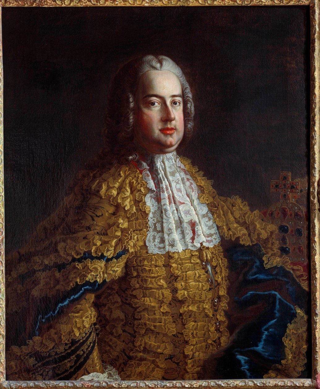 III. Francois (1708-1765) Ausztriai Mária Terézia menyasszonyának portréja A 18. századi Nancy, Musee historique lorrain névtelen festménye - III. Francois (1708-1765), az osztrák Mária Terézia férjének portréja. Névtelen festmény - 18. század. Szia alkotó: Unknown artist