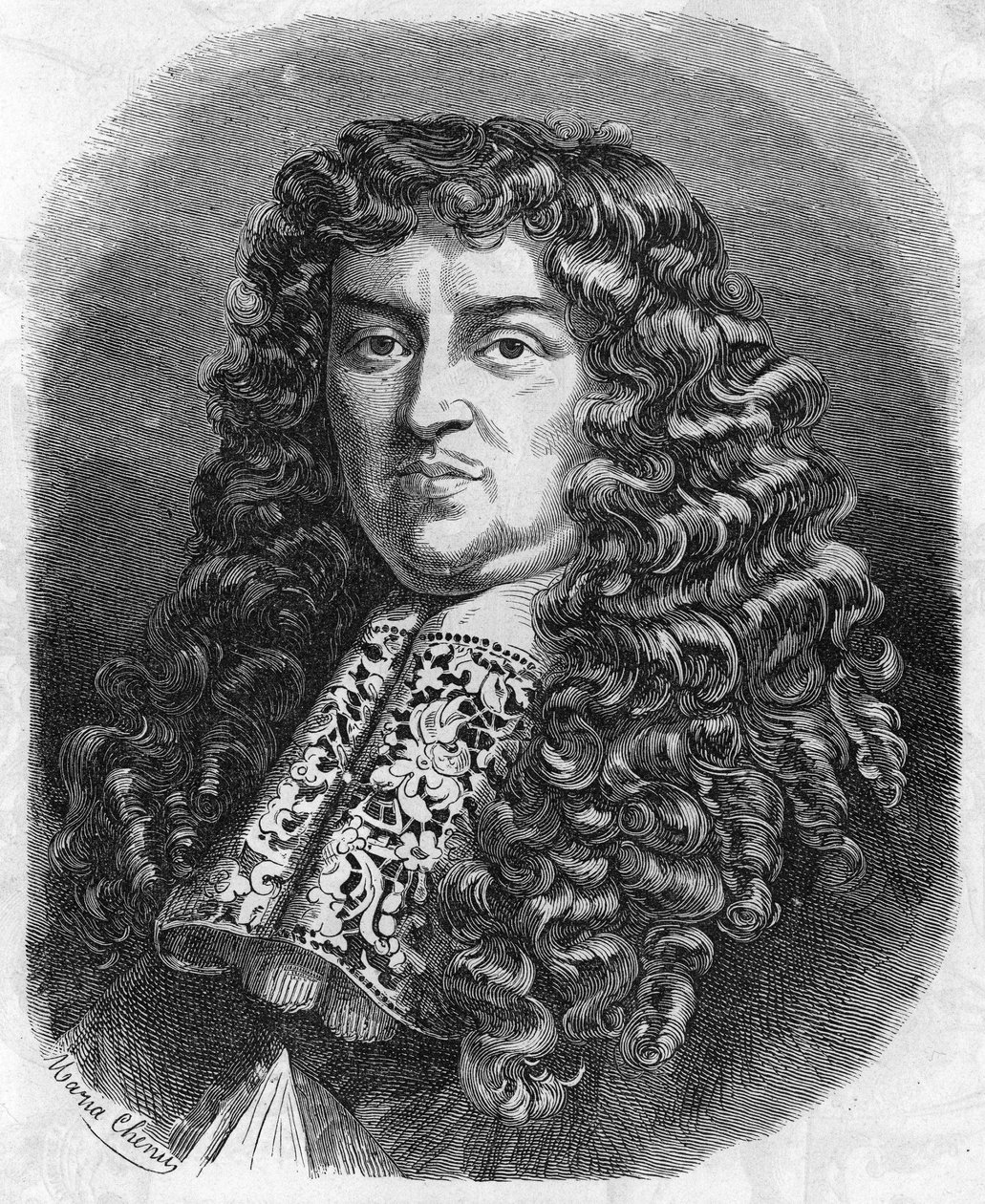 François Michel Le Tellier, de Louvois márki (1639 - 1691), francia politikus portréja. alkotó: Unknown artist