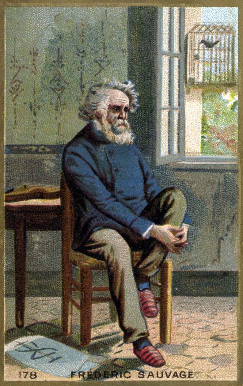 Frédéric Sauvage (1786-1857), francia feltaláló portréja. alkotó: Unknown artist