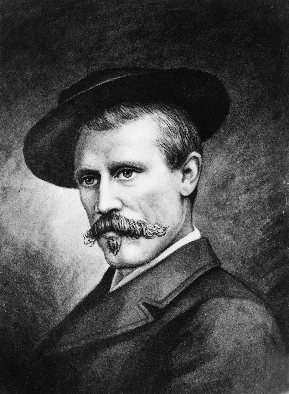 Fridtjof Nansen (1861-1930), norvég felfedező portréja 1897-ben alkotó: Unknown artist