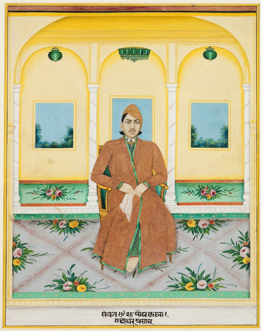 Gadadhar portréja: Prasad alkotó: Unknown artist