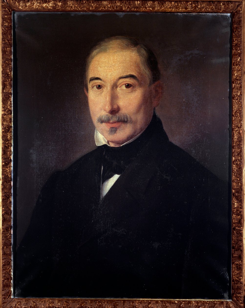 Gaetan Brizzi olasz kürtművész portréja (festmény alkotó: Unknown artist