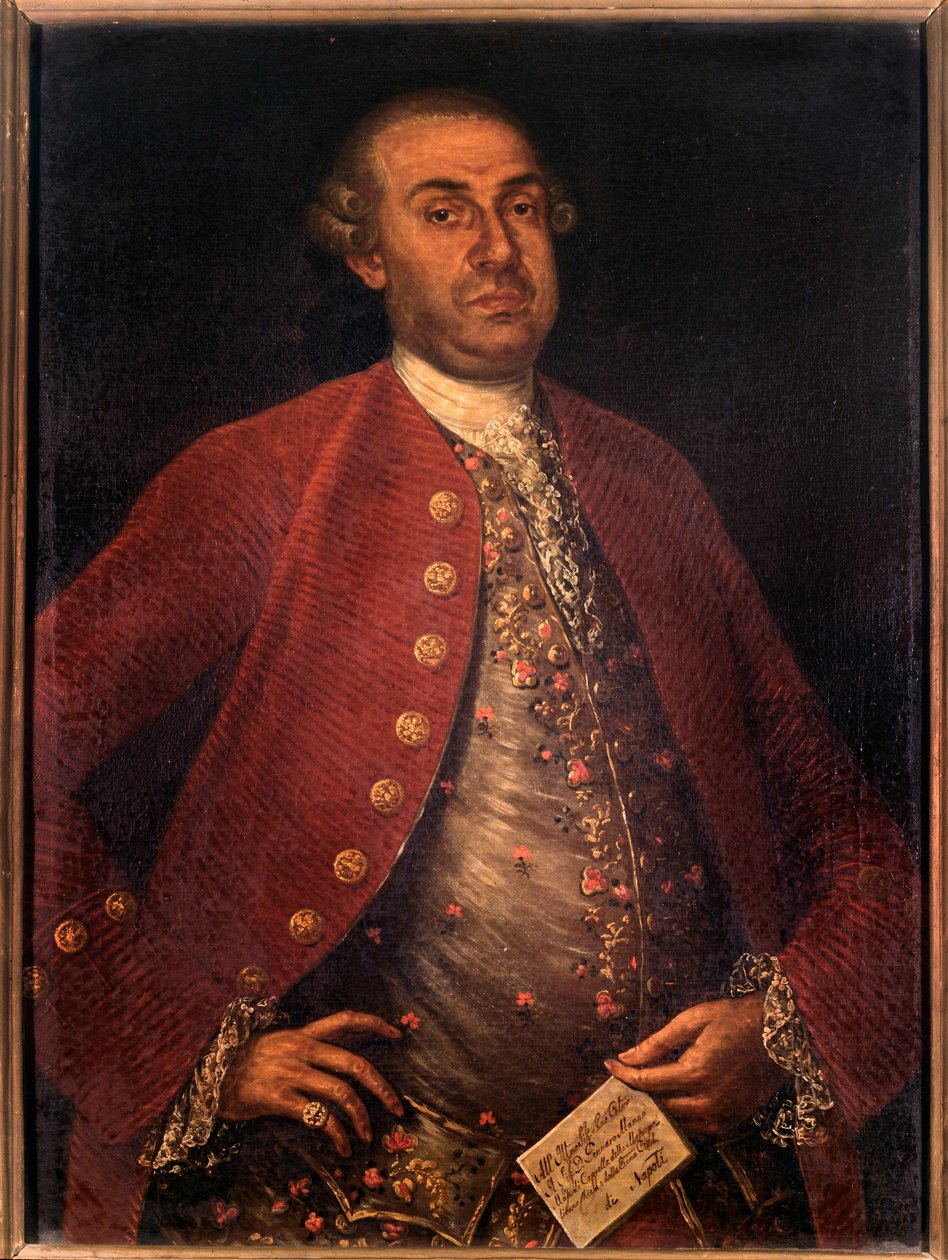 Gennaro Manna olasz zeneszerző portréja (festmény alkotó: Unknown artist