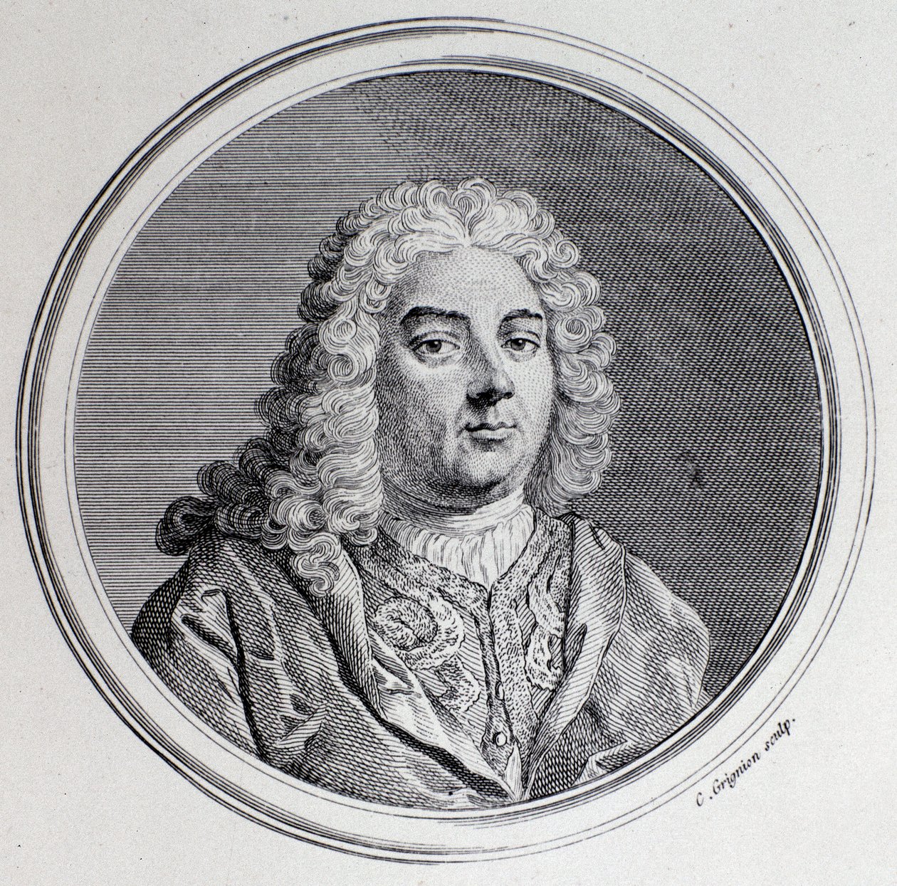 Georg Friedrich Händel portréja (metszet) alkotó: Unknown artist