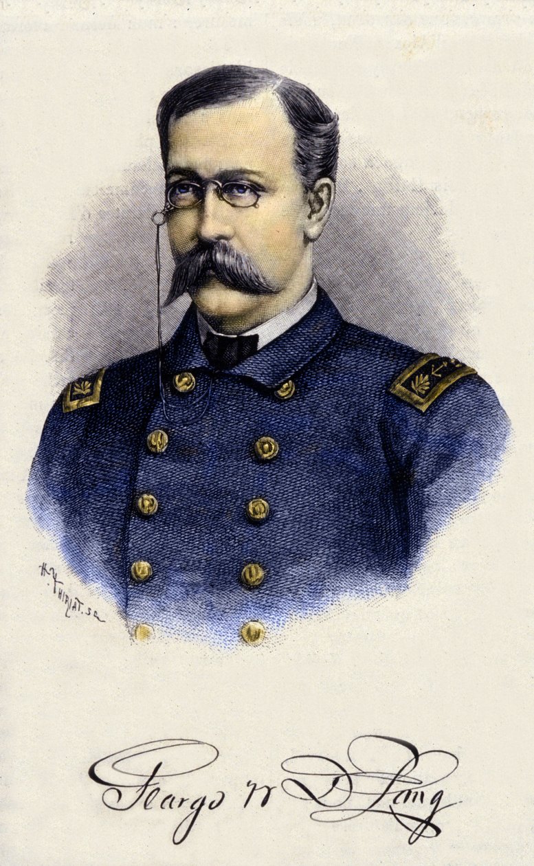 George Washington de Long amerikai felfedező (1844-1881) portréja. alkotó: Unknown artist