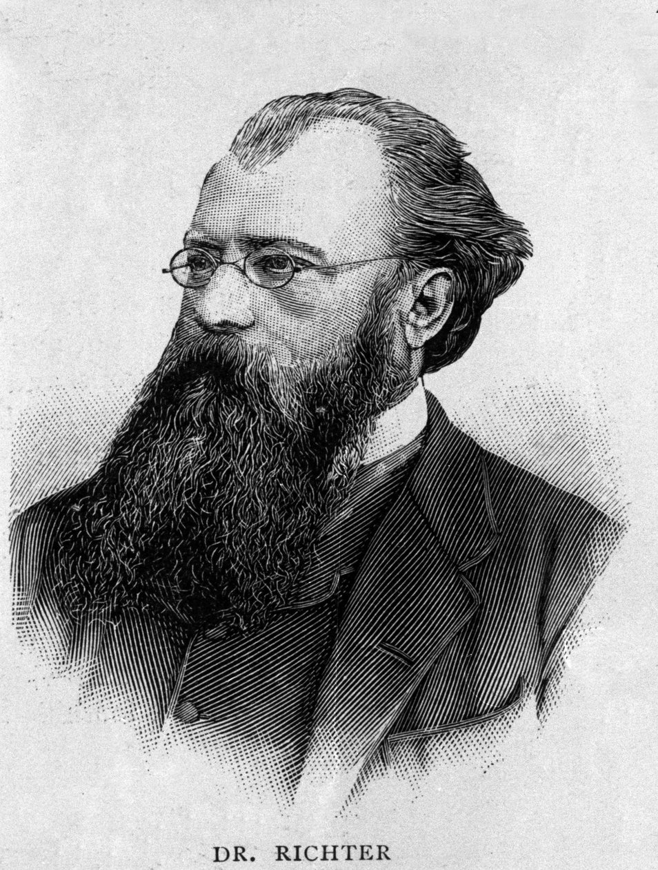 Hans Richter (1843 - 1916) német karmester portréja. alkotó: Unknown artist
