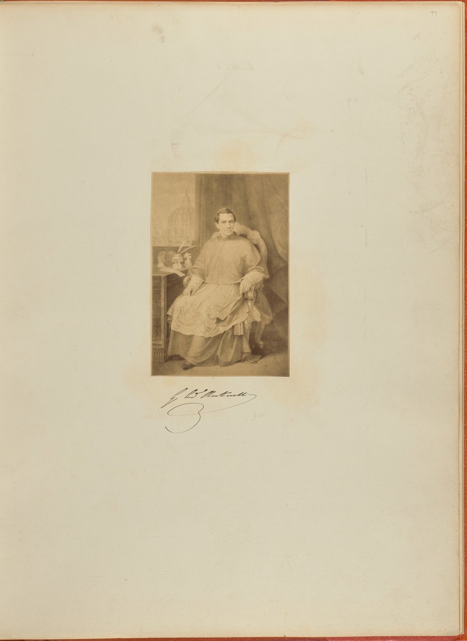 [Giacomo Antonelli portréja] alkotó: Unknown artist