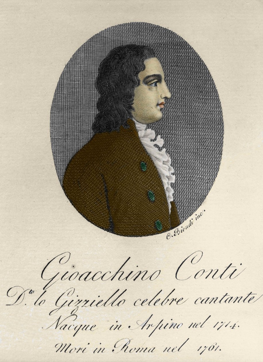 Gioacchino Conti, dit Gizziello (1714-1761) (Castrat) (Castrato) olasz portréja. alkotó: Unknown artist