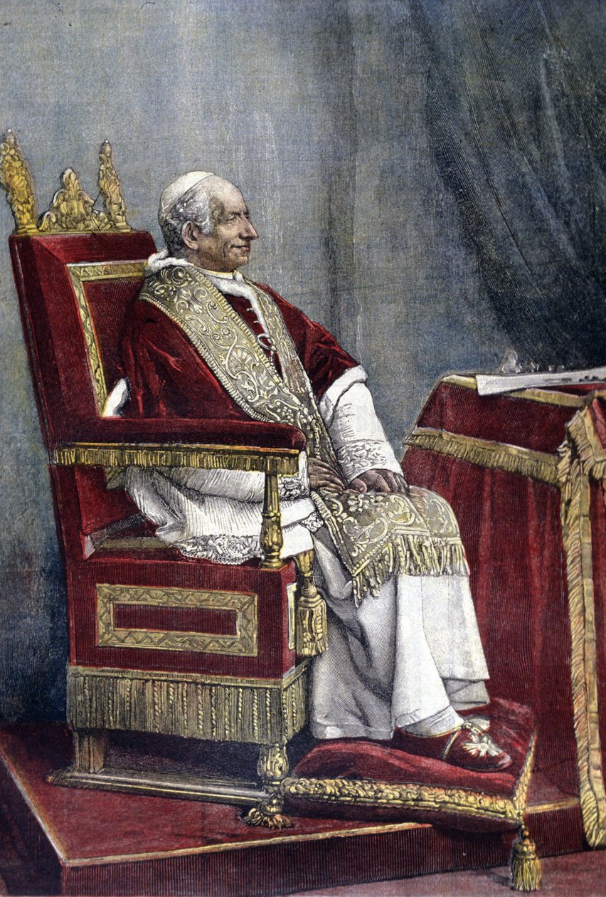 Gioacchino PECCI, XIII. Leó (1810-1903), 254. pápa (1878-1903) portréja alkotó: Unknown artist