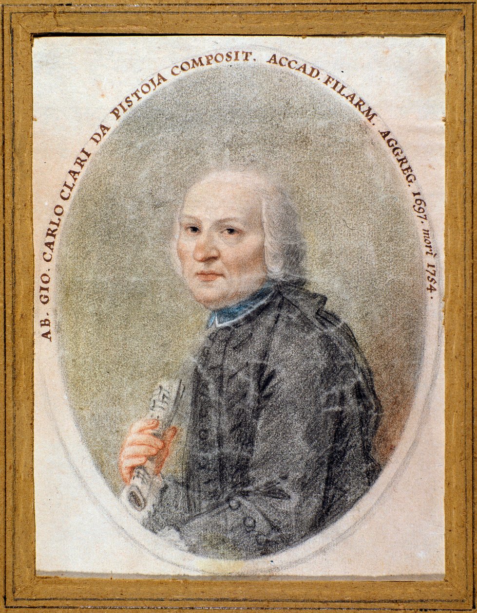 Giovanni Carlo Maria Clari portréja (akvarell) alkotó: Unknown artist