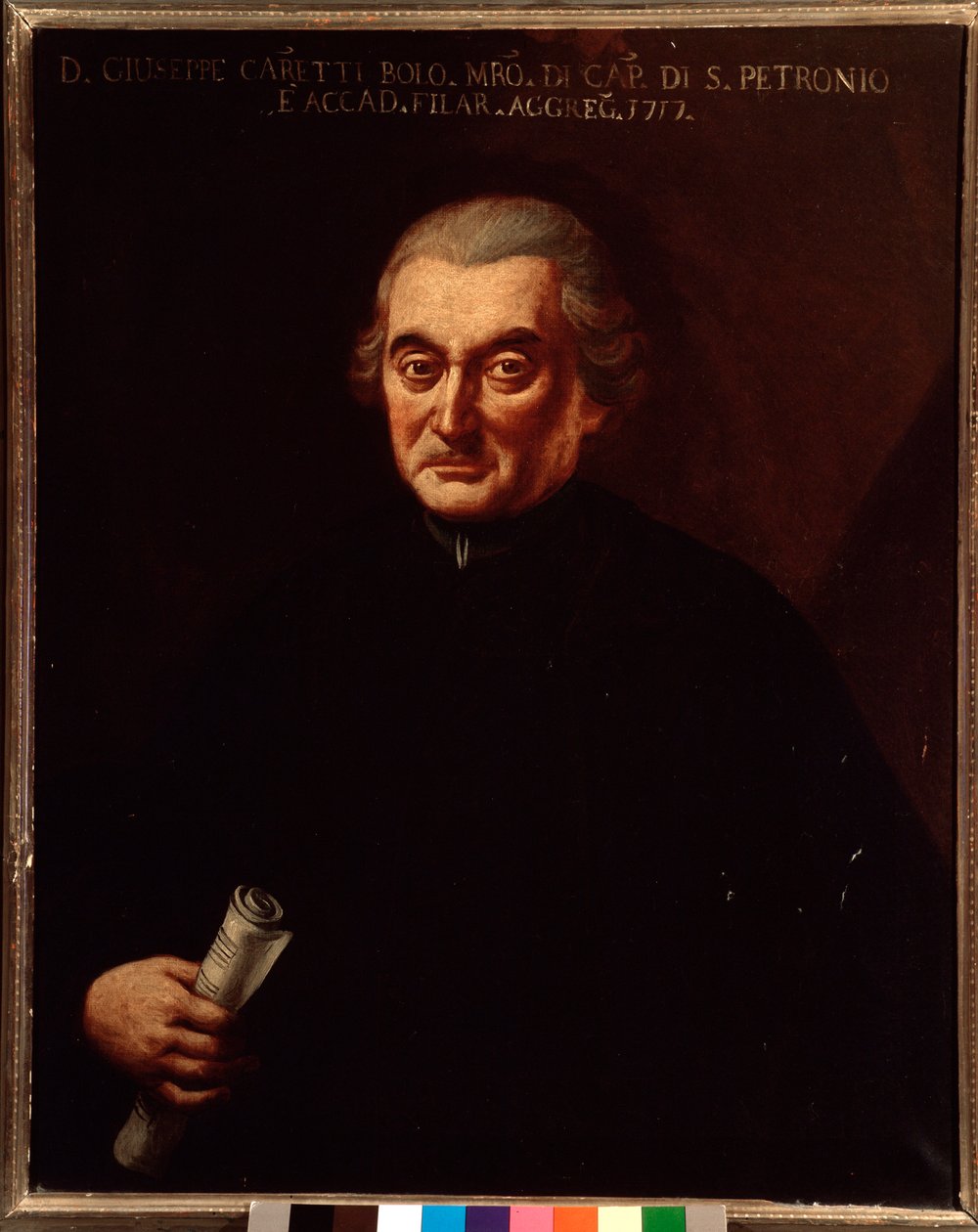 Giuseppe Maria Caretti (1690-1774) olasz zeneszerző Anonymous festmény portréja. 18. század. Bologna, Polgári Múzeum Múzeum alkotó: Unknown artist