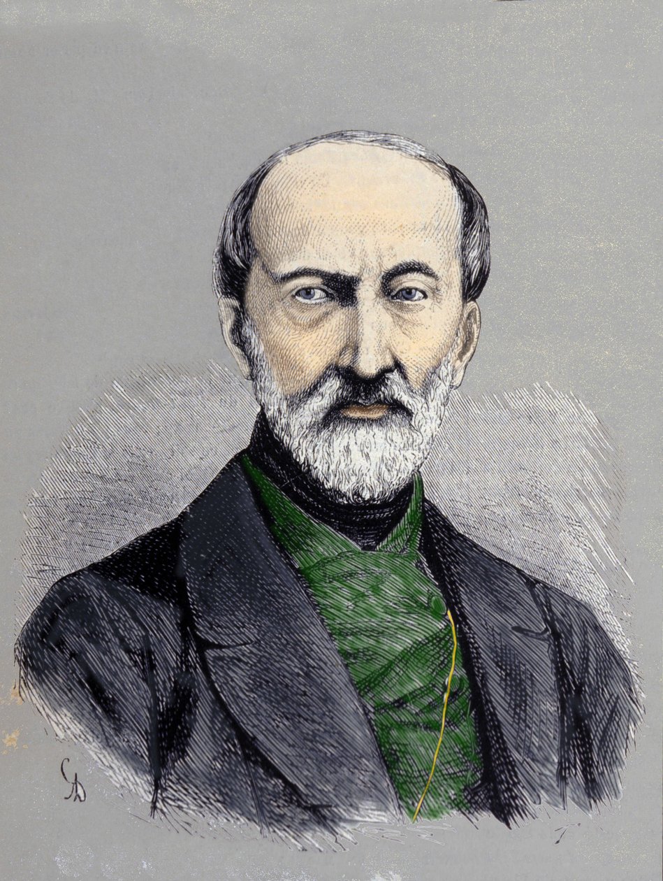 Giuseppe Mazzini (1805 vagy 1808 - 1872) portréja. alkotó: Unknown artist