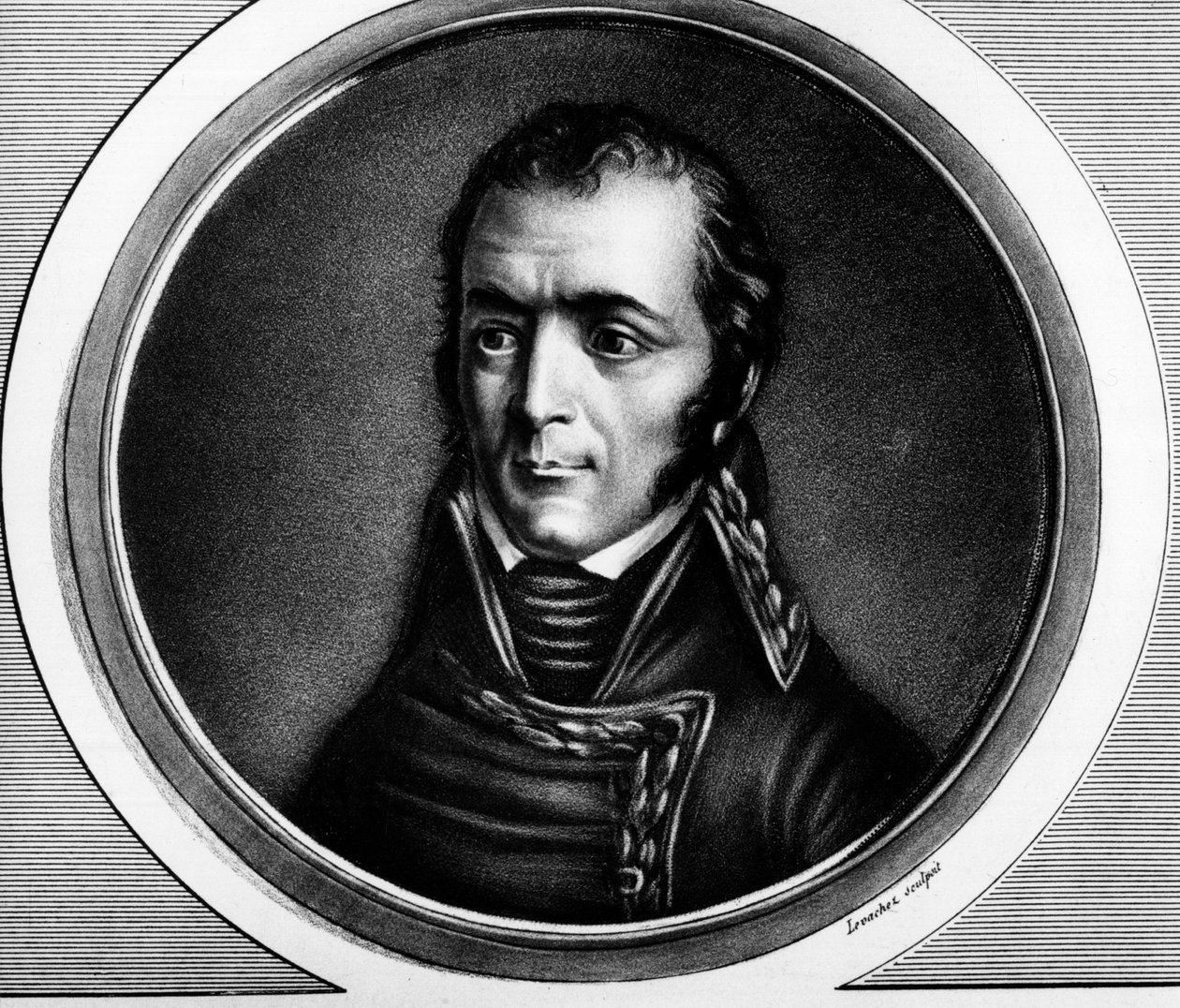 Guillaume Marie-Anne Brune (1763-1815), francia marechal portréja. Metszet a „” A francia forradalom történelmi festményeinek teljes gyűjteménye, három kötetben.””” 1804. alkotó: Unknown artist