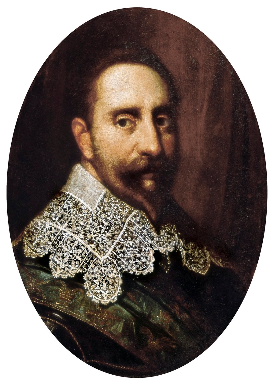 Gustave-Adolf (Gustave Adolphe) (1594-1632), 1611-től 1632-ig tartó svéd király portréja. Festmény. Padova, Padova Városi Múzeuma. alkotó: Unknown artist