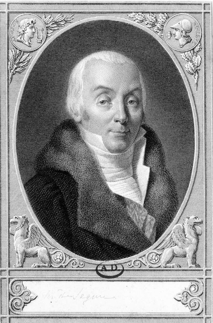 Henri Philippe Marquis de Ségur (1724-1801), Franciaország marsalljának és XVI. Lajos hadügyminiszterének portréja. 18. századi metszet. alkotó: Unknown artist