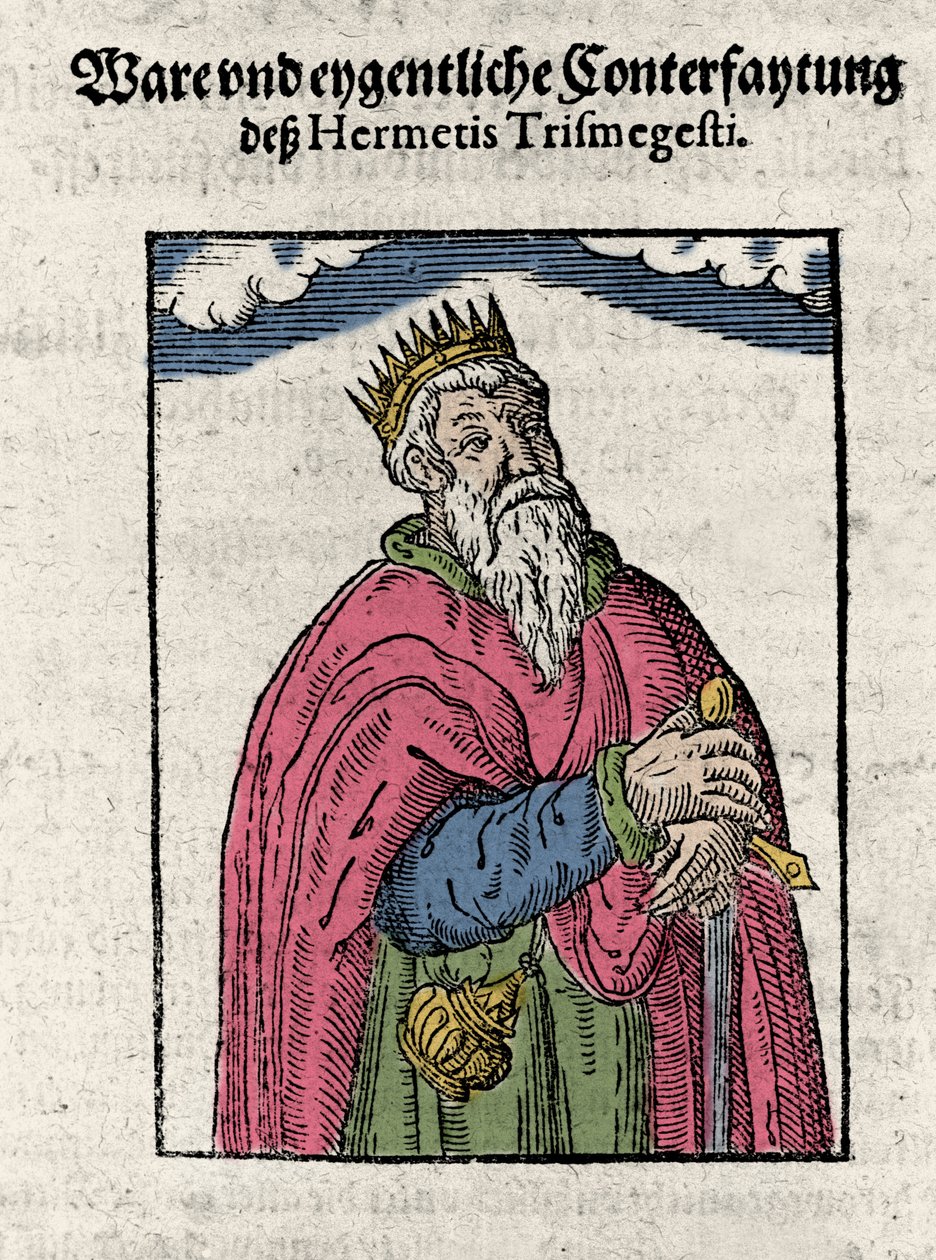 Hermész Trimegiszte (Triszmegisztosz), asztrológus portréja, alkotó: Unknown artist