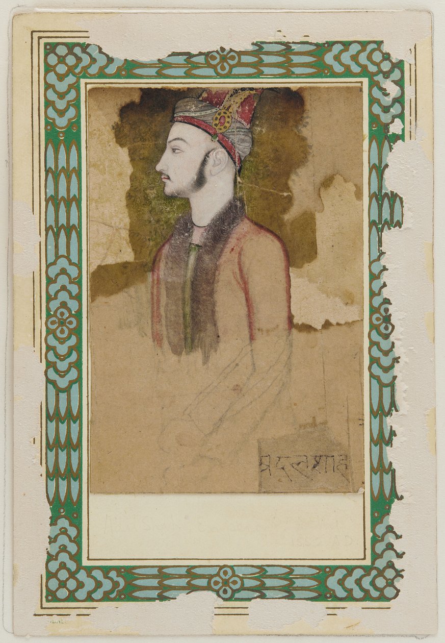 II. Ibrahim Adil Shah, Bijapur (megh. 1626) portréja (?) alkotó: Unknown artist