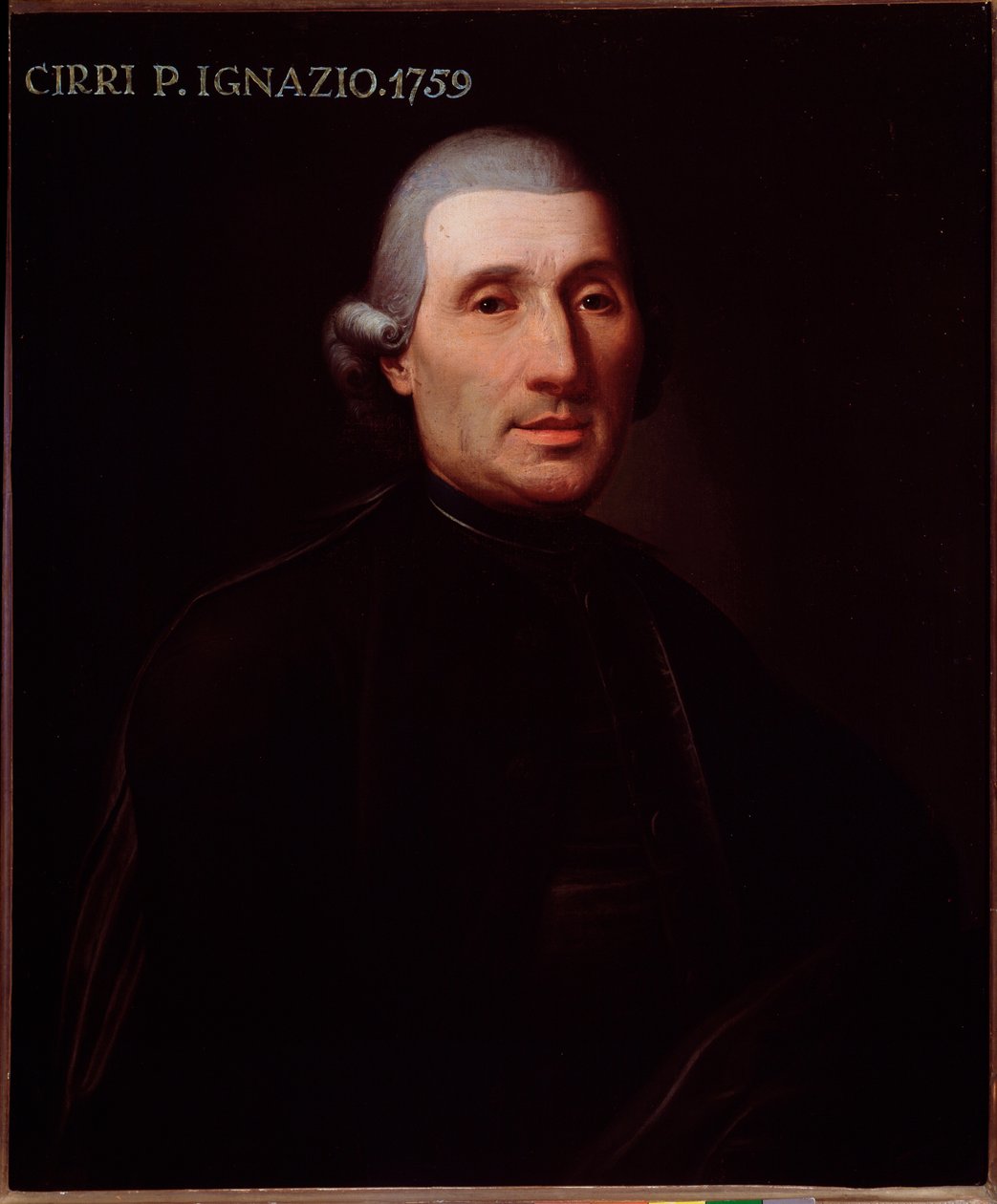 Ignazio Cirri (1711-1787) olasz zeneszerző Anonymous festmény portréja. 18. század. Bologna, polgári bibliográfiai múzeum alkotó: Unknown artist