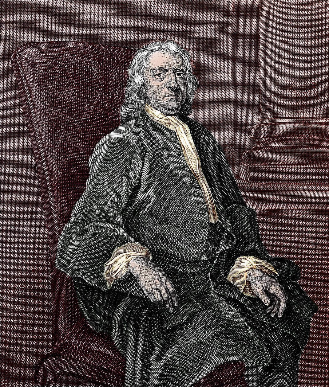 Isaac Newton (1642-1727) portréja alkotó: Unknown artist