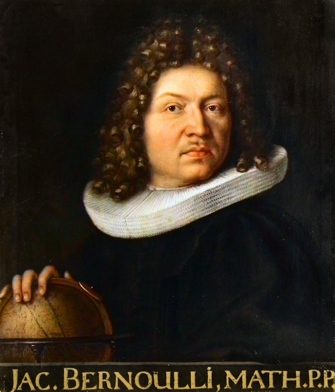 Jacques Bernoulli (1667-1748) portréja - svájci matematikus alkotó: Unknown artist