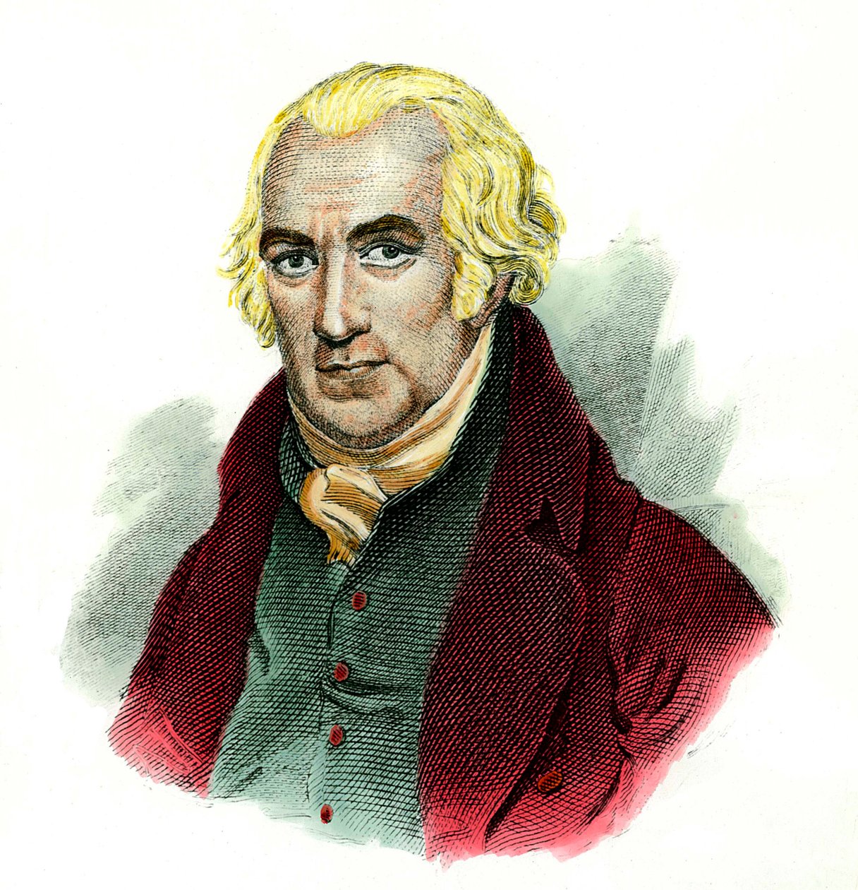James Watt (1736-1819) skót mérnök portréja. alkotó: Unknown artist