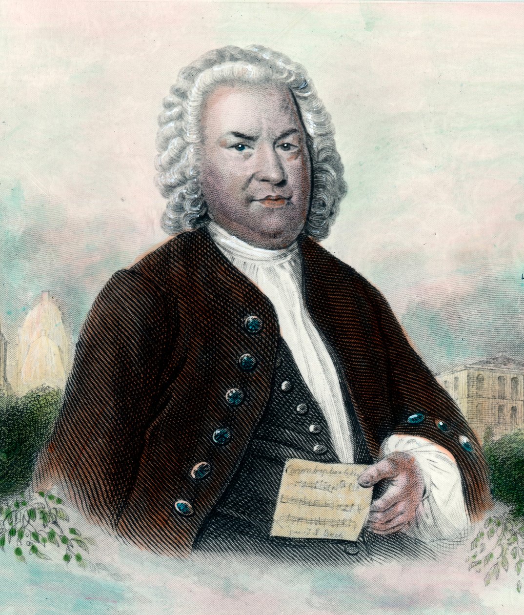 Jean Sebastien Bach portréja (Johann Sebastian Bach alkotó: Unknown artist