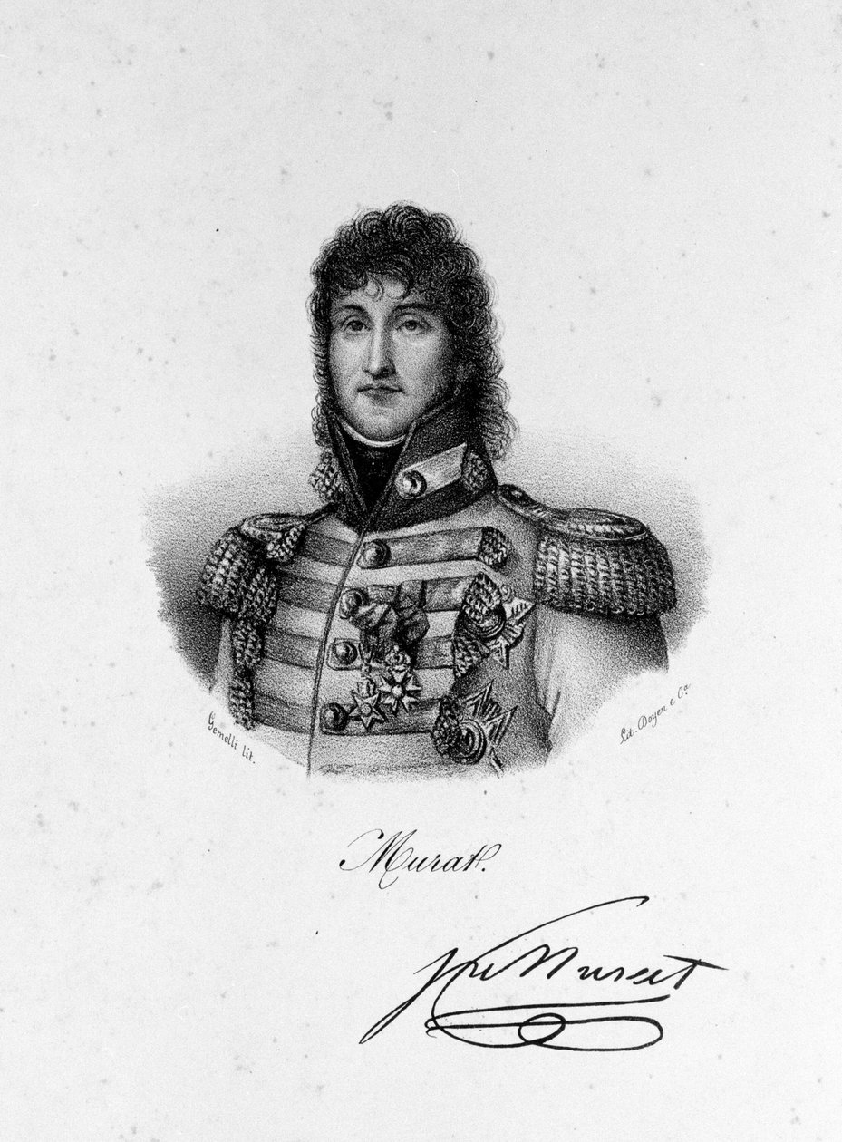 Joachim Murat (1767-1815), francia marsall, Nápoly királyának portréja alkotó: Unknown artist