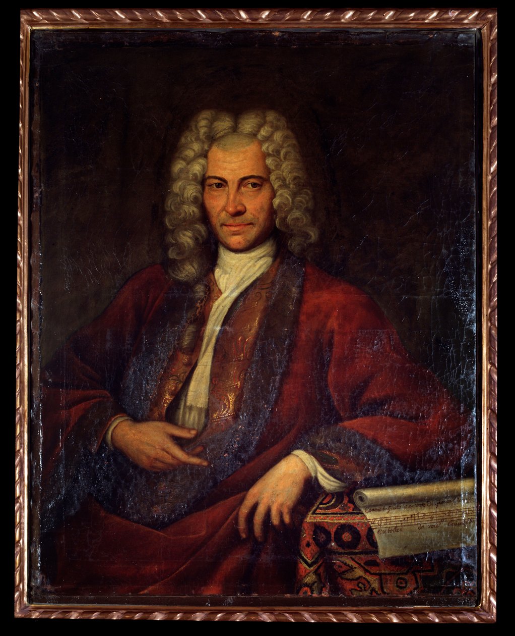 Johann Joseph Fux osztrák zeneszerző, zeneteoretikus és pedagógus portréja (festmény alkotó: Unknown artist