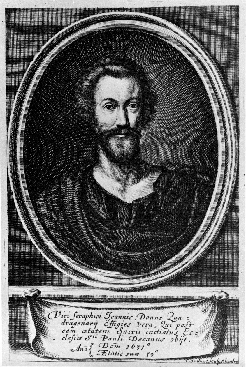 John Donne (1572-1631) angol költő portréja. alkotó: Unknown artist