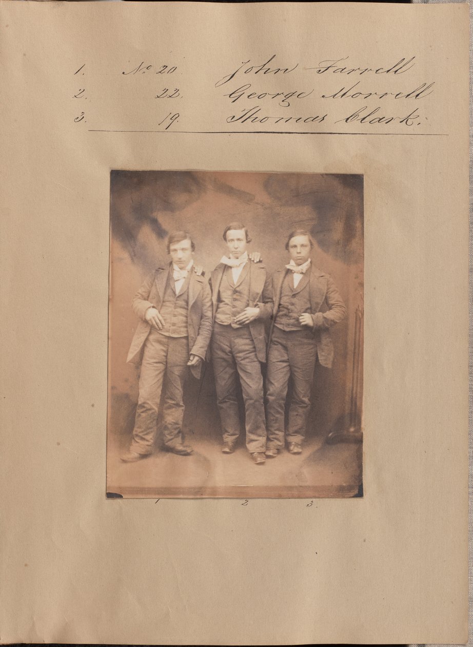 [John Farrell, George Morrell és Thomas Clark portréja] alkotó: Unknown artist