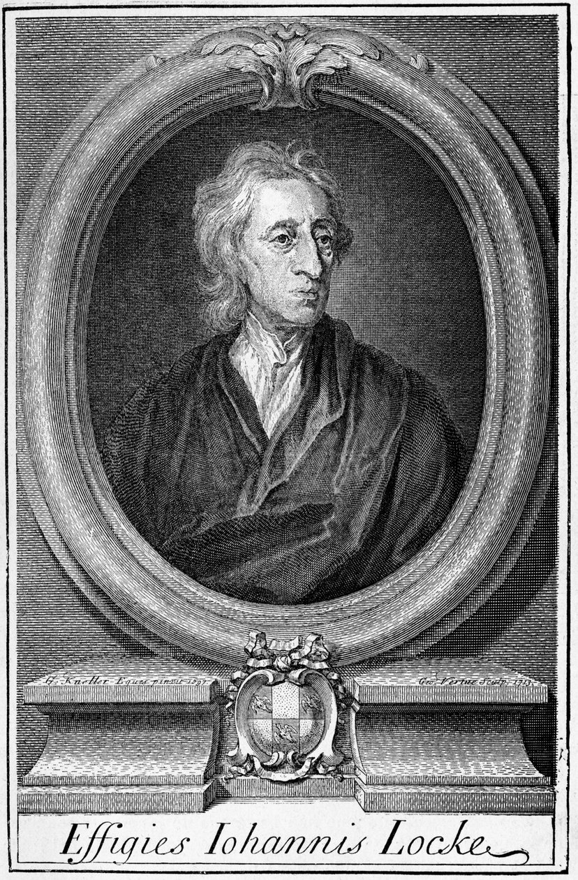 John Locke (1632-1704) angol filozófus portréja. alkotó: Unknown artist