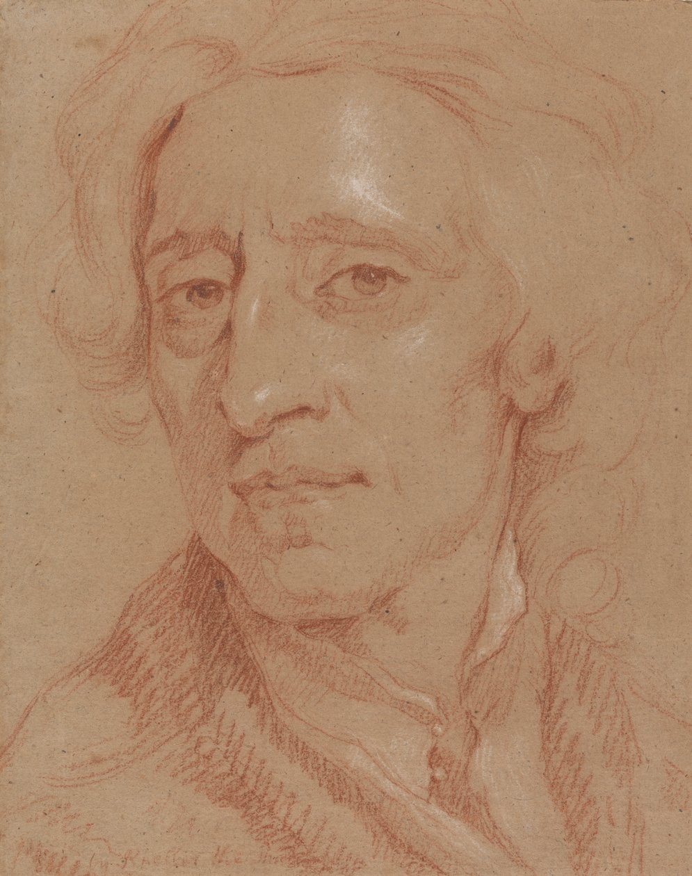 John Locke, a filozófus portréja alkotó: Unknown artist