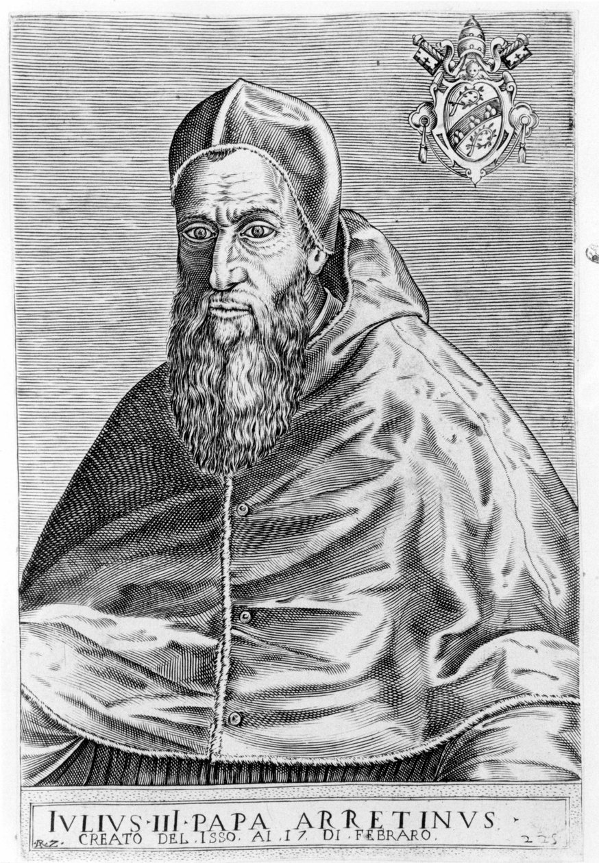 III. Jules (1487-1555) portréja. alkotó: Unknown artist