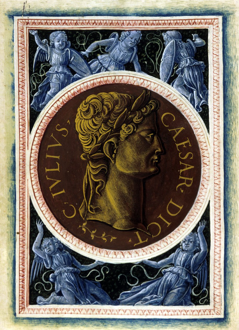 Julius Caesar portréja – Svetonio „The Illustrated Men” című filmjében alkotó: Unknown artist