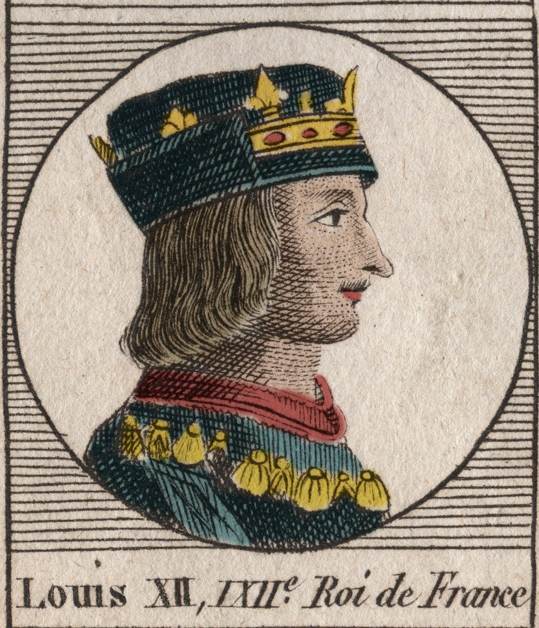 XII. Lajos király arcképe alkotó: Unknown artist