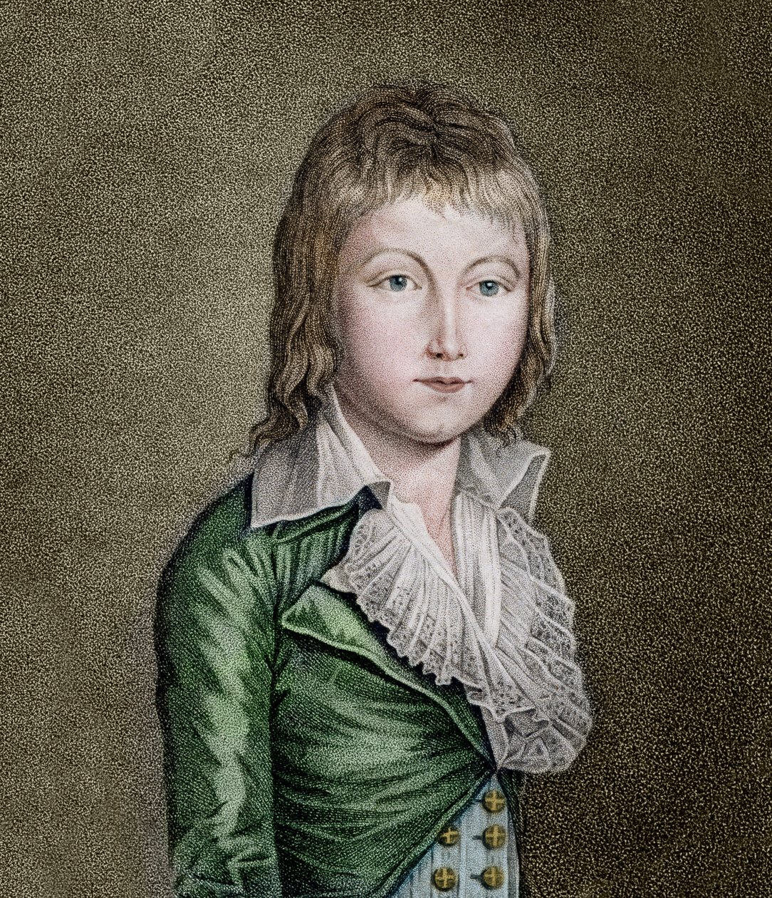 XVII LOUIS (1785-1795), a francia dauphin portréja Litográfia alkotó: Unknown artist