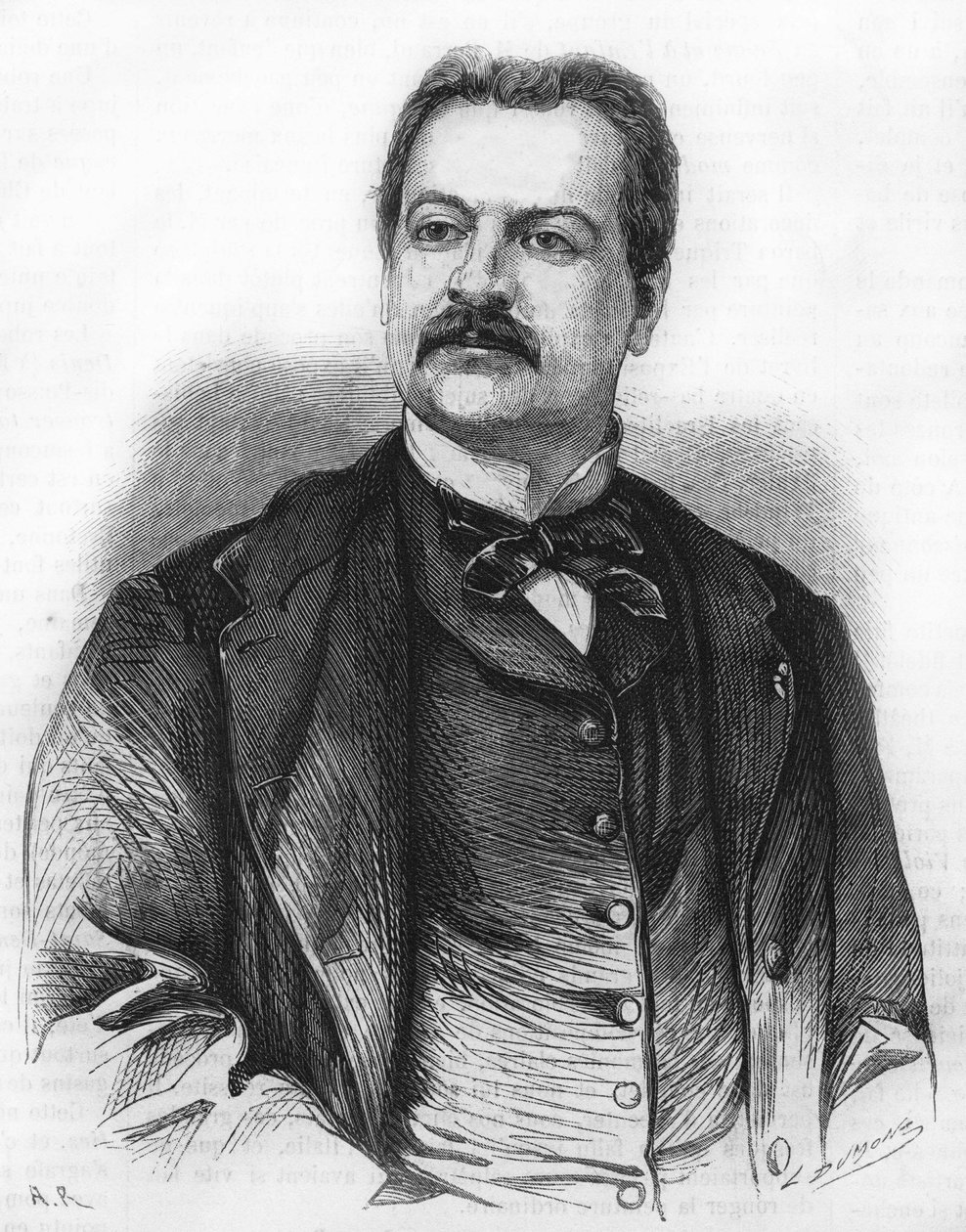 Lambert Thiboust portréja. Dráma szerző. 1826-1867. alkotó: Unknown artist