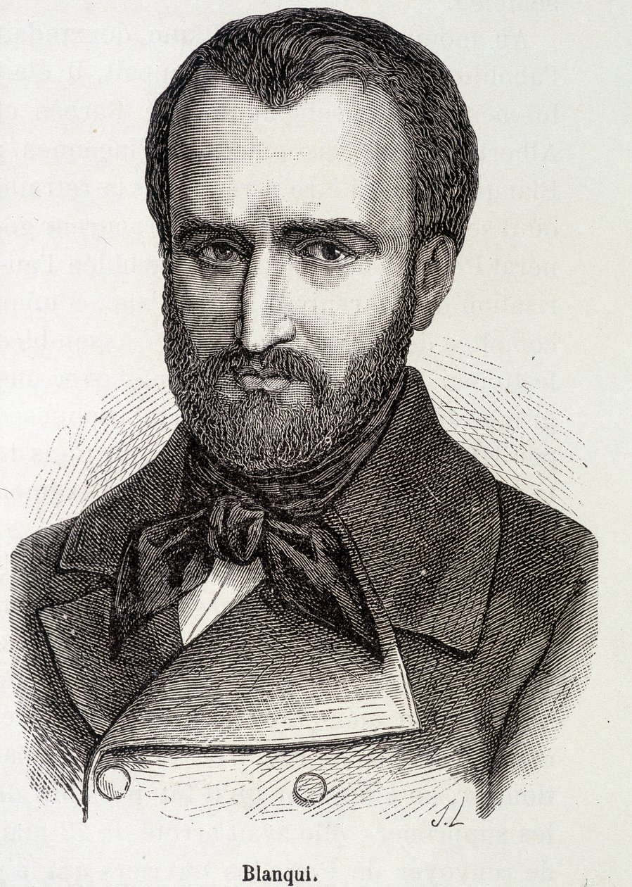 Louis Auguste (Louis-Auguste) Blanqui (1805-1881) francia szocialista és forradalmi teoretikus portréja alkotó: Unknown artist