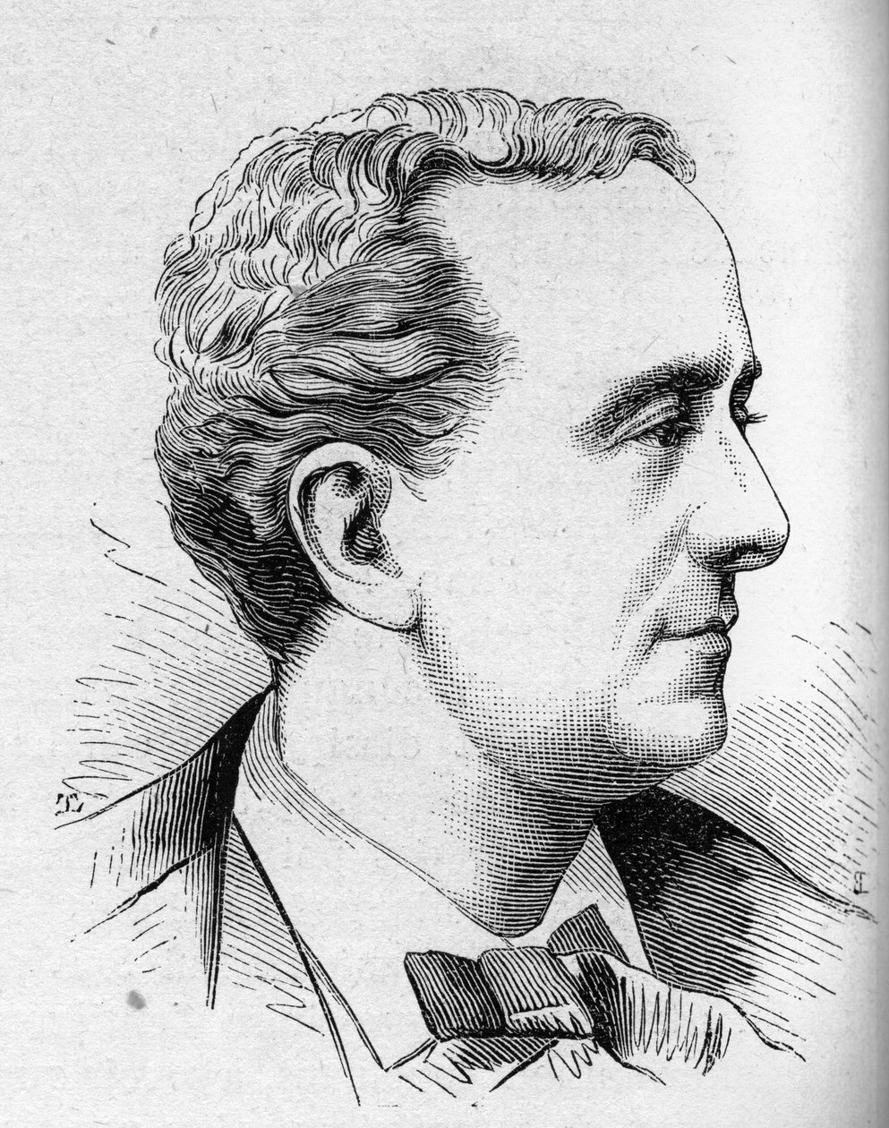 Louis Delaunay (1826-1903) francia komikus, a Comedie Francaise tagja portréja. Metszet a „” Le Monde Illustré”” n¡1168-ban, 1879. augusztus 16.. alkotó: Unknown artist