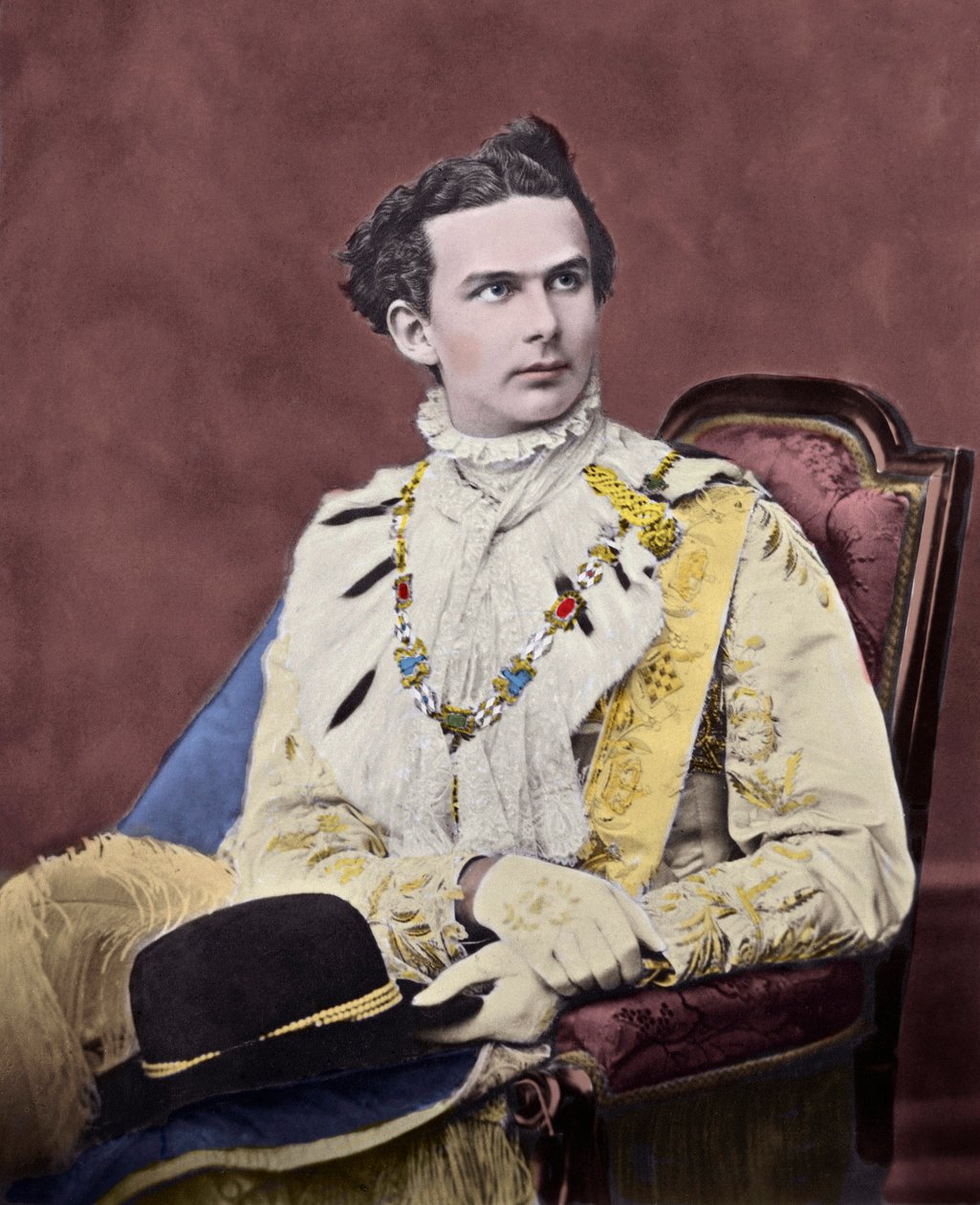 II. Lajos de Baviere portréja (Ludwig Otto Friedrich Wilhelm, Wittelsbach alkotó: Unknown artist