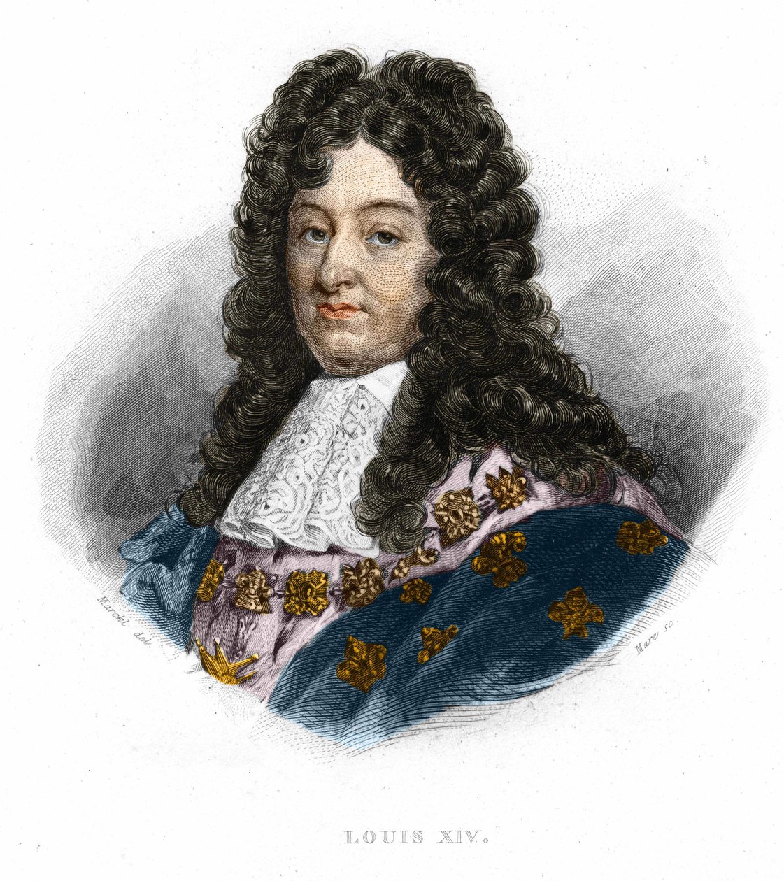 XIV. Lajos (1638-1715), francia király portréja. alkotó: Unknown artist