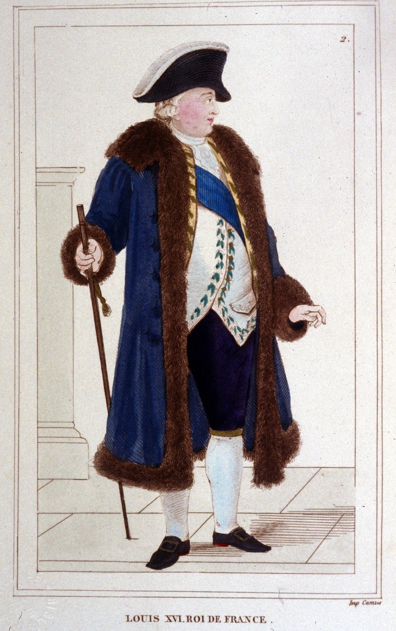 XVI. Lajos portréja (1754 - 1793) 1830-as metszet alkotó: Unknown artist