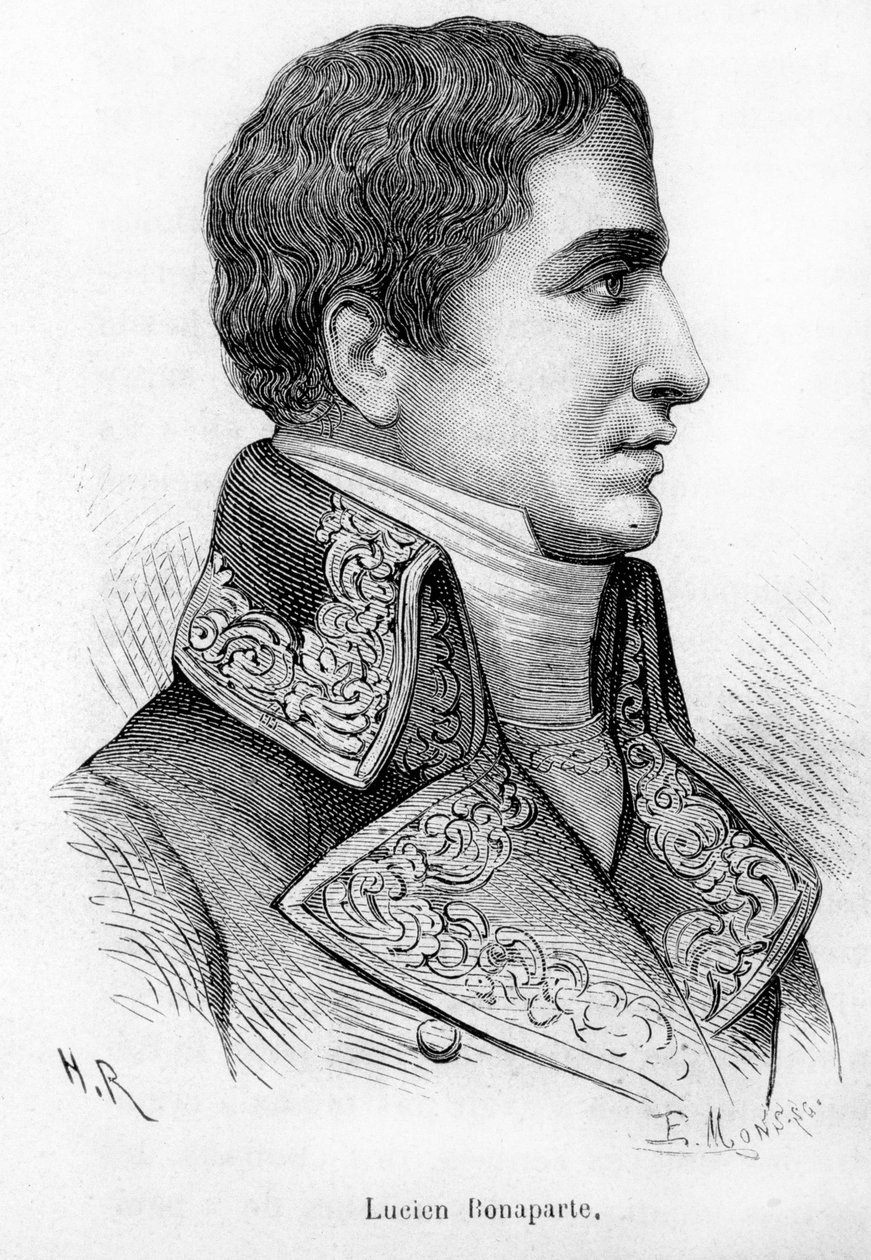Lucien Bonaparte (1775-1840), Bonaparte Napóleon második testvérének portréja. alkotó: Unknown artist