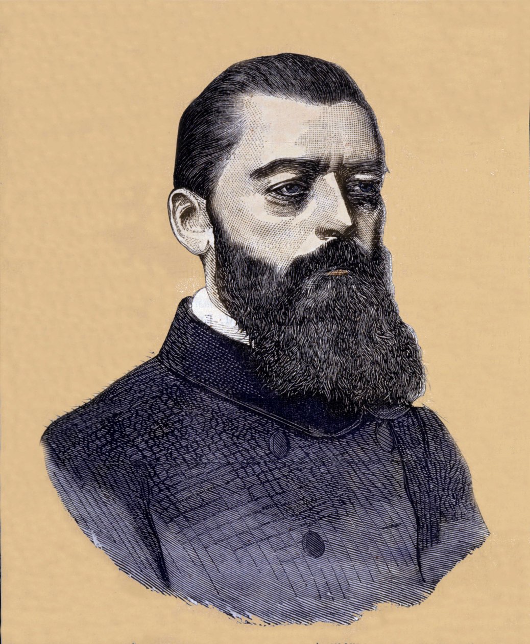 Ludwig Feuerbach (1804-1872) német filozófus portréja. alkotó: Unknown artist