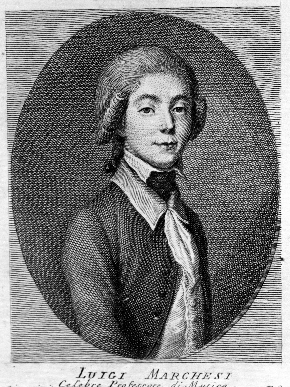 Luigi Marchesi (1754 - 1829) olasz kasztrált portréja. alkotó: Unknown artist