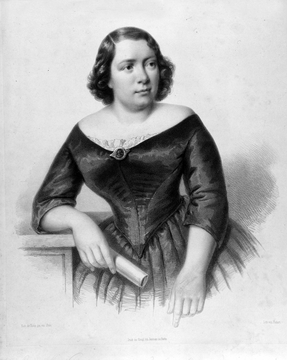 Marietta Alboni (1826-1894) olasz kontra énekesnő portréja. alkotó: Unknown artist