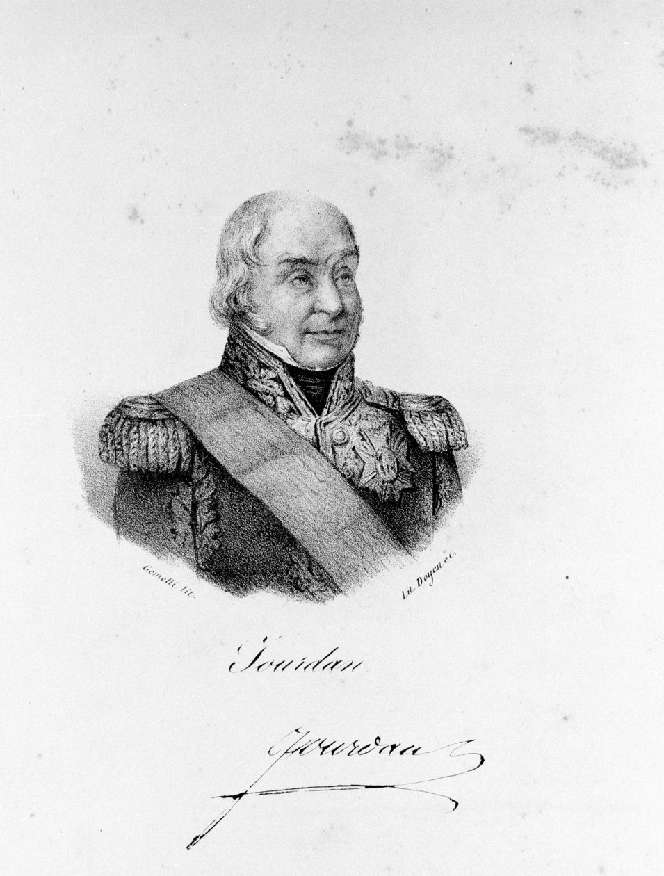 Jean Baptiste Jourdan marsall (1762 - 1833) portréja. alkotó: Unknown artist