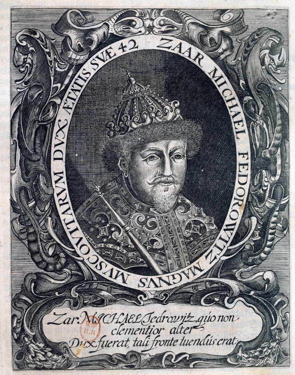 III. Mihály orosz cár portréja (Mihael Romanov alkotó: Unknown artist